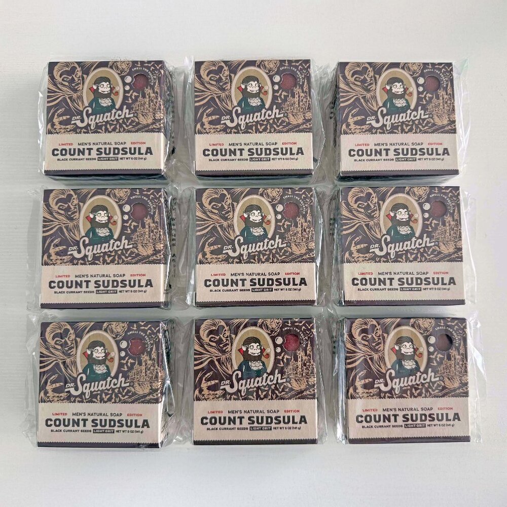 Dr. Squatch Limited Edition Soap - Count Sudsula